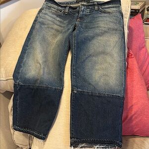 Vintage Simon Peters cropped jeans for late lamented Barneys size 28 stylish fun